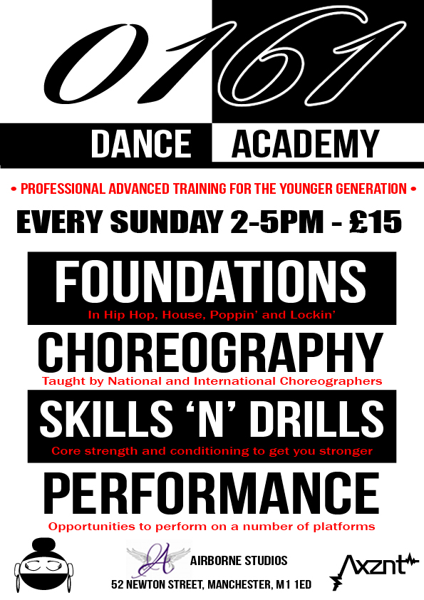 Poster for Dance training in Manchester