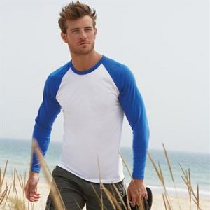 Adults Long Sleeve Baseball T-Shirt