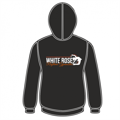 Black and white rose hoodie outlet