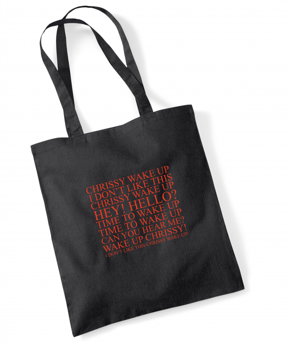 Chrissy Wake Up Tote Bag