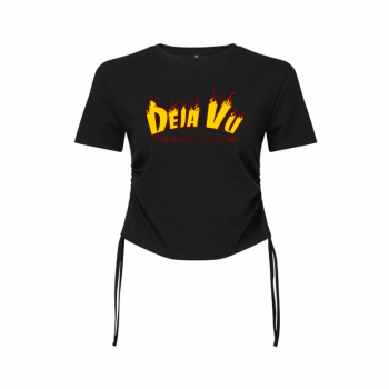 Deja Vu Ruched Crop Top