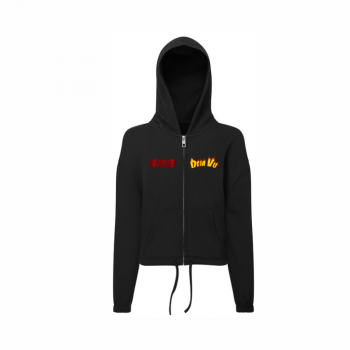 Deja Vu Cropped Zip Hoodie