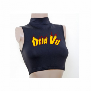 Deja Vu Polo Crop Top
