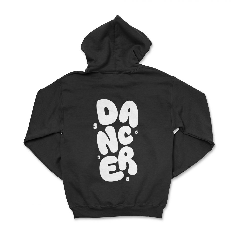 Dancer (5678) Bubble Hoodie Black