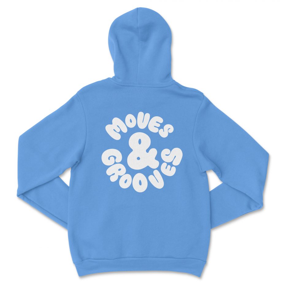 Moves and Grooves Dancer Blue Hoodie