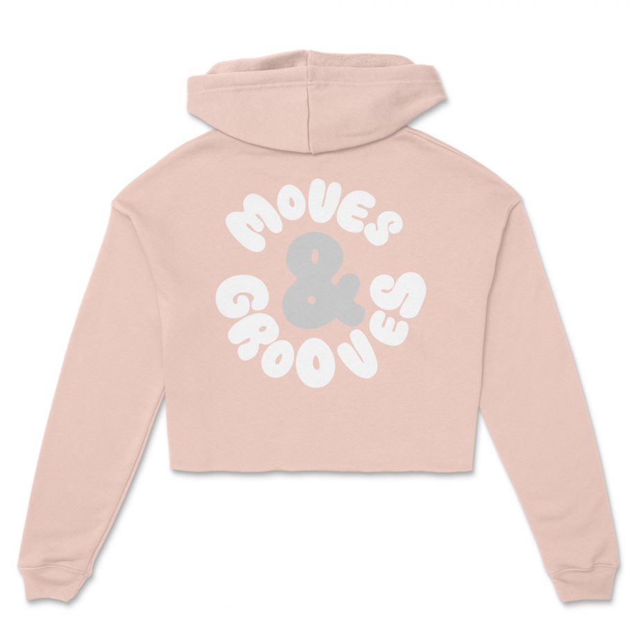 Moves and Grooves Cropped Hoodie (Adult Only)